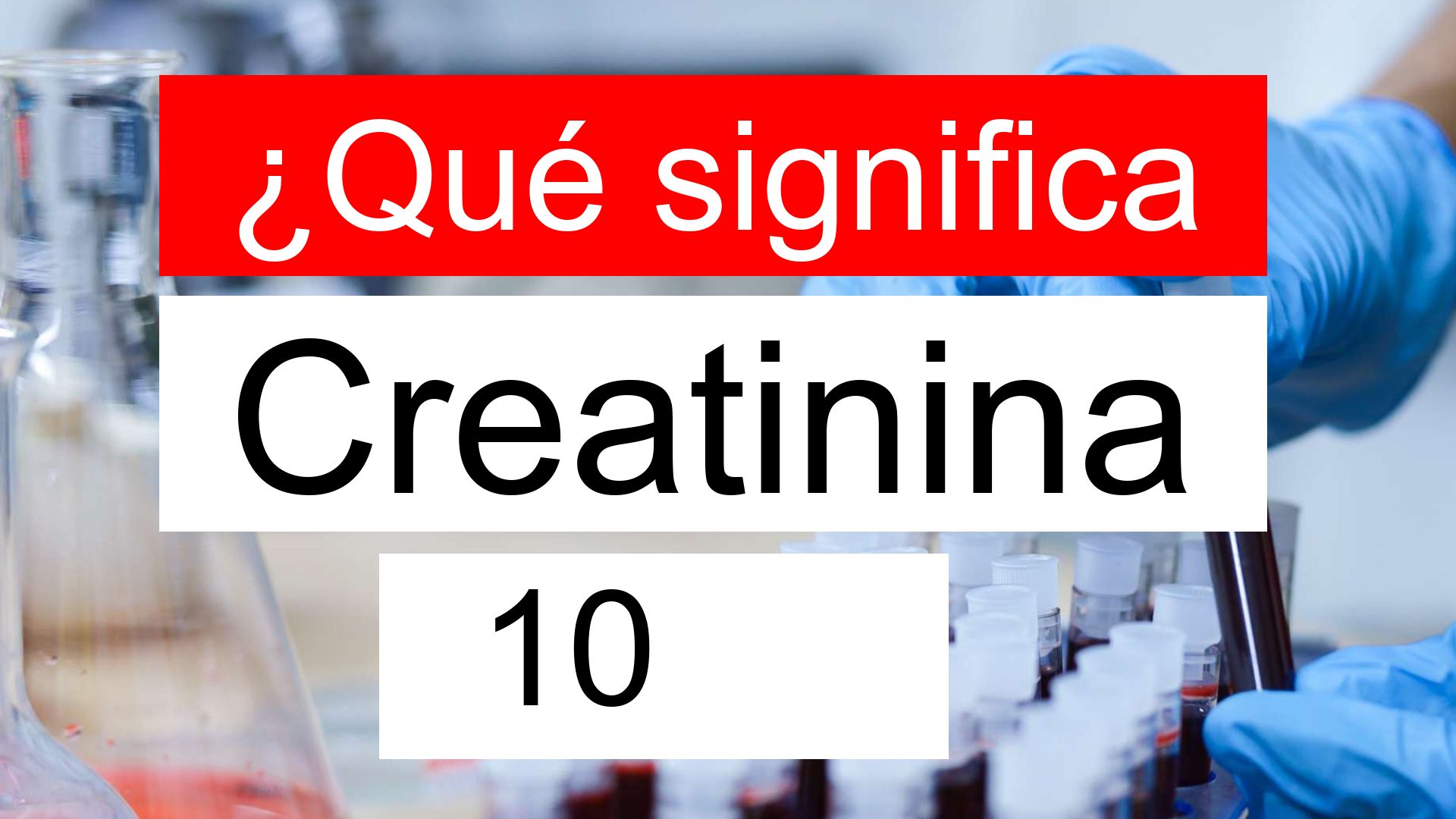 Qu Significa Creatinina La Creatinina Es Alto Normal O