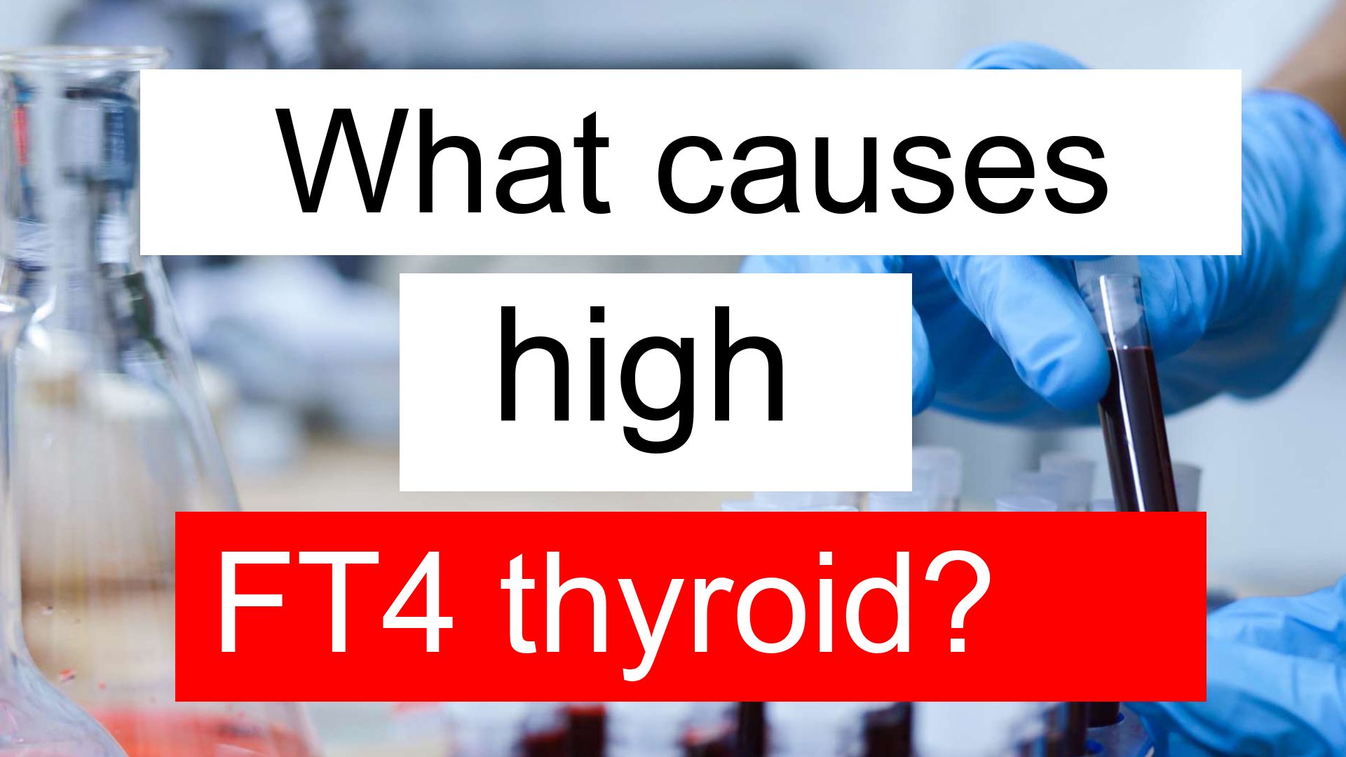 What causes high FT4 thyroid and low FT3 thyroid?