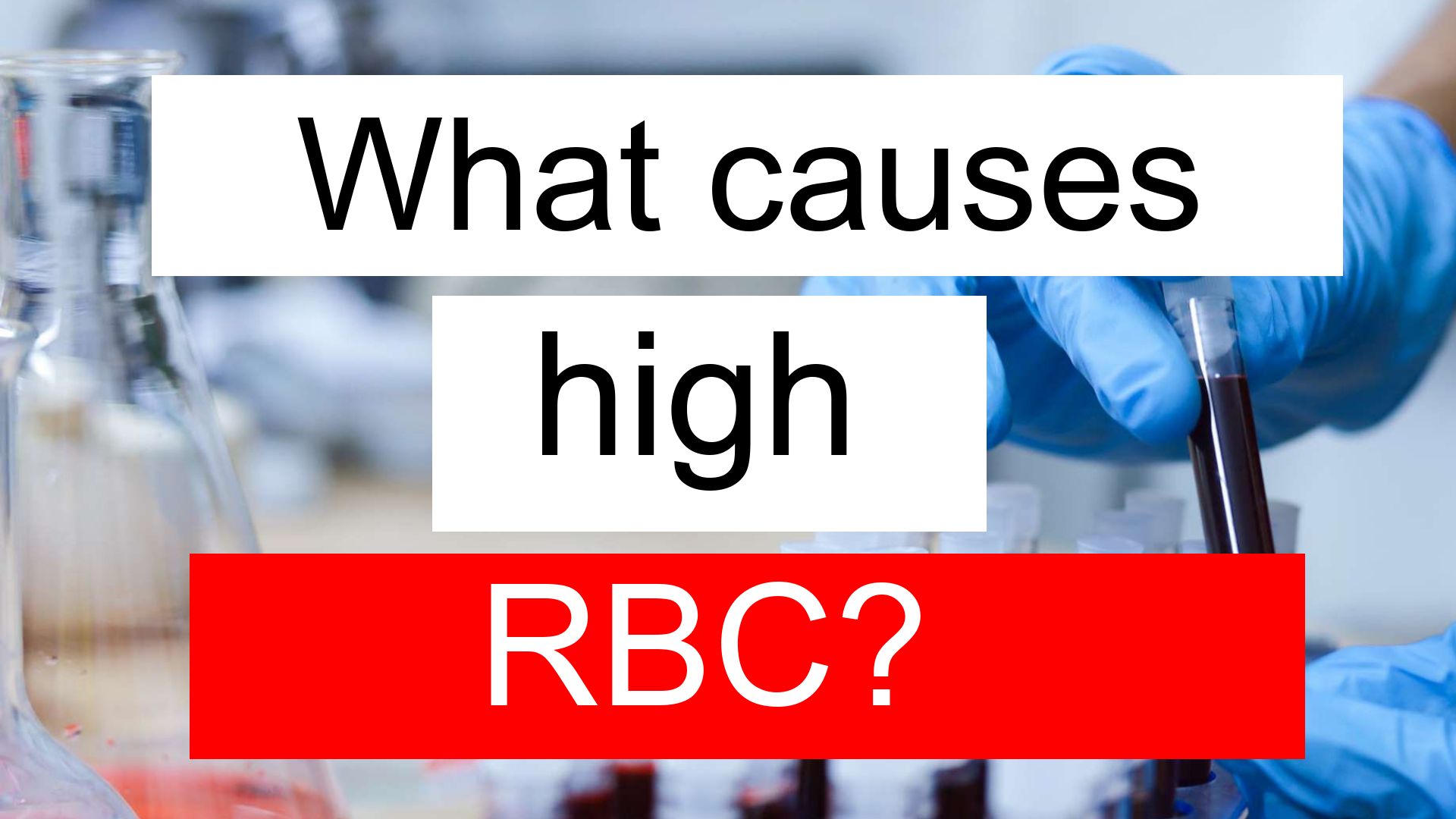 What causes high RBC and low MCH?