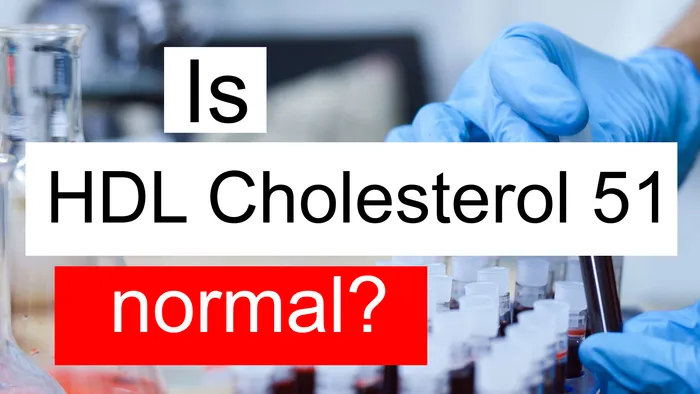 HDL cholesterol 51