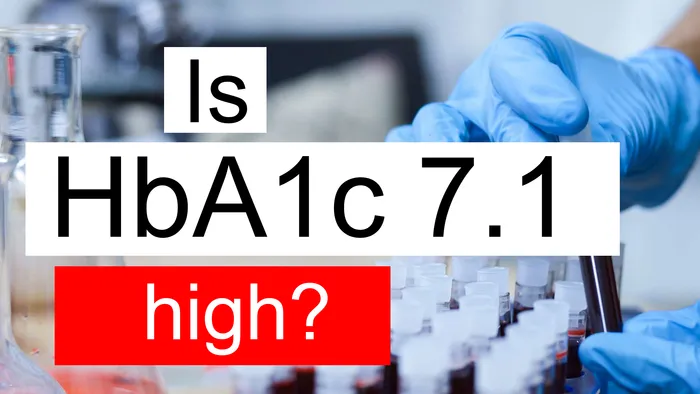 HbA1c 7.1