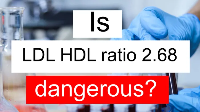 LDL HDL ratio 2.68