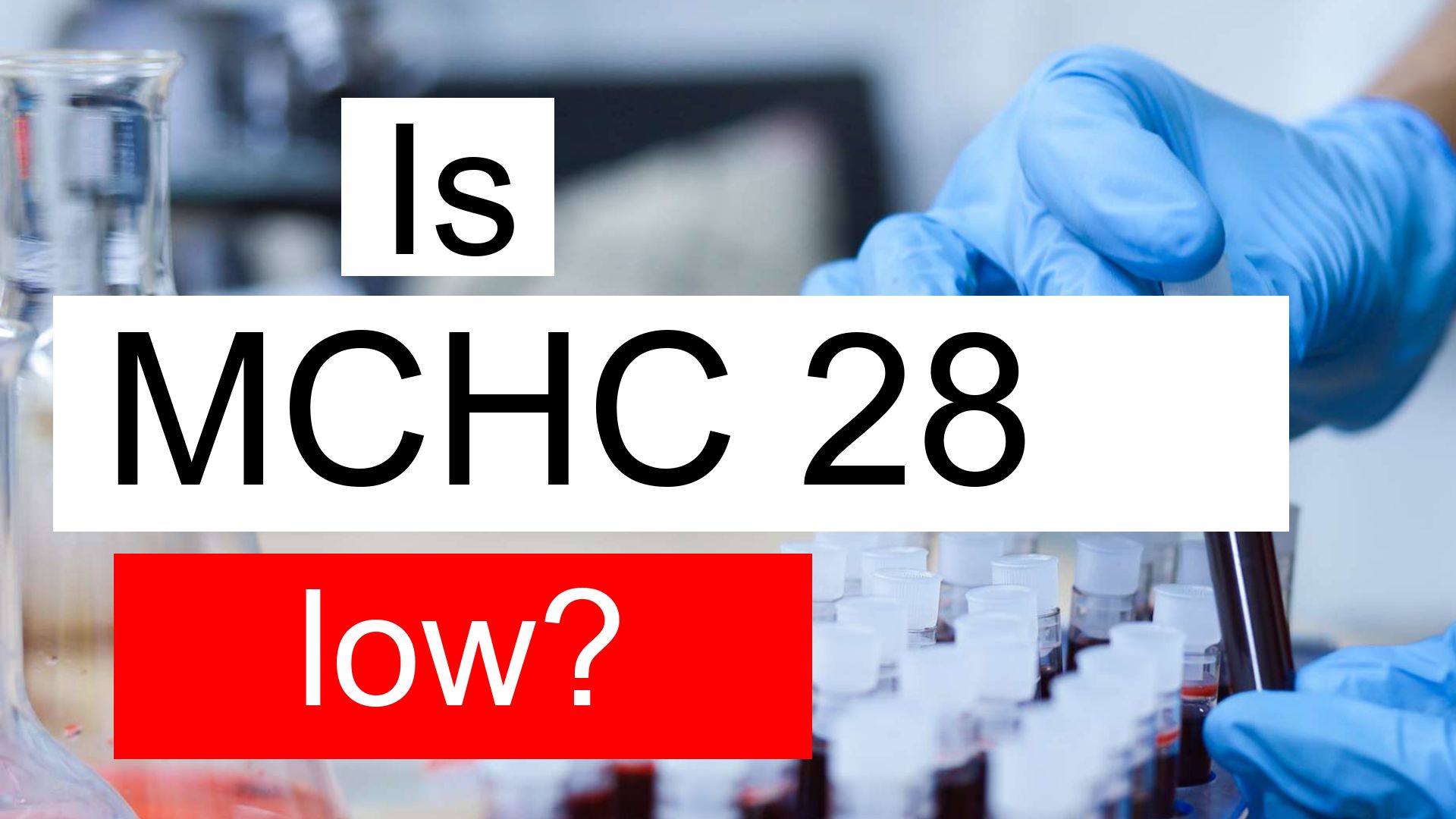 What Does Low Mchc Mean In My Blood Test