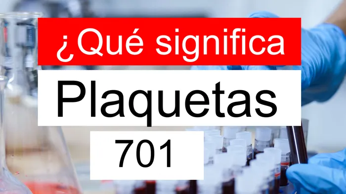 Recuento de plaquetas 701